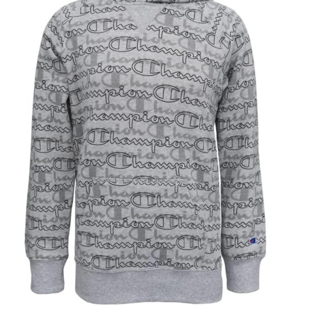 0355 NEW BOYS GRAY CHAMPION SWEATER